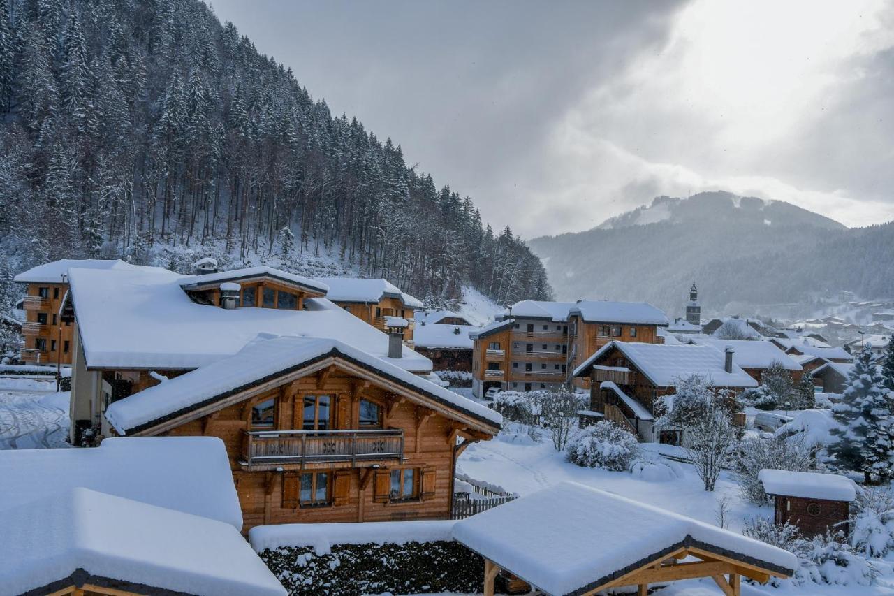 Roof Top Moutain View Direct Access Morzine Avoriaz Montriond Bagian luar foto