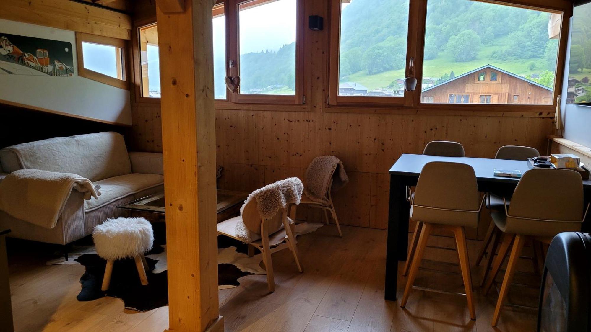 Roof Top Moutain View Direct Access Morzine Avoriaz Montriond Bagian luar foto